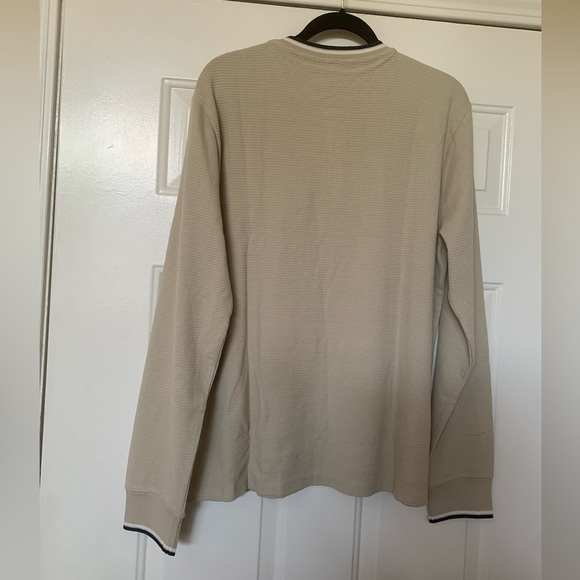 Ben Sherman Mens Thermal Long Sleeve Henley Shirt NWT 🌴 - Picture 2 of 9